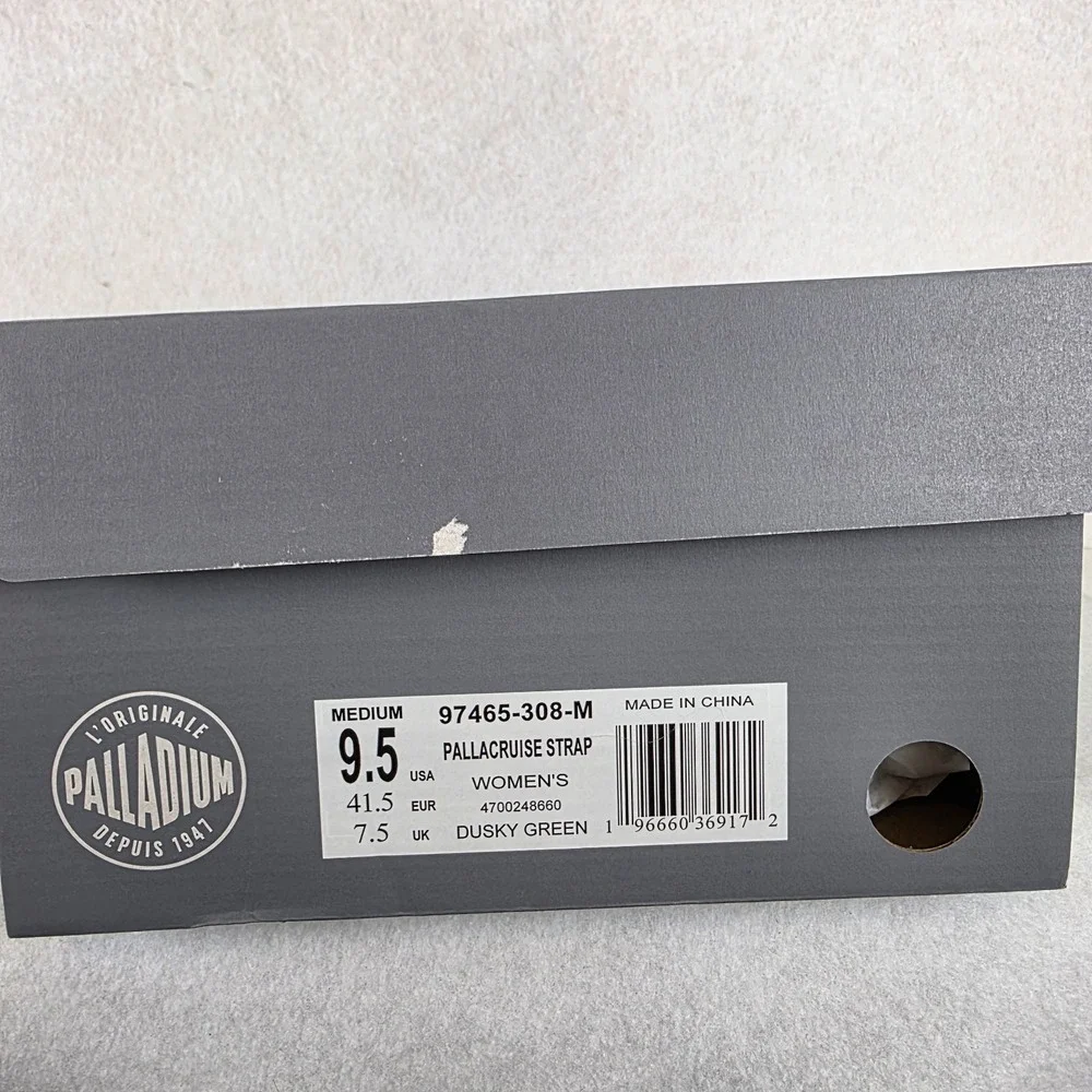 Palladium Pallacruise Strap Women's Size 9.5 Dusky Green New in ‎ Box